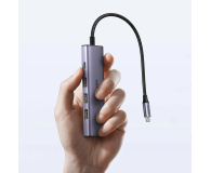 UGREEN Hub USB-C CM511 HDMI 4K 60Hz 3xUSB 3.0 5Gbps PD 100W srebrny - 1488926 - zdjęcie 2